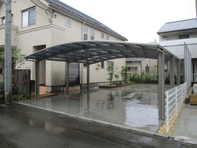 バスケットコートのある庭 東京 神奈川 埼玉エクステリア外構や造園 ガーデニングのことならクローバーガーデン