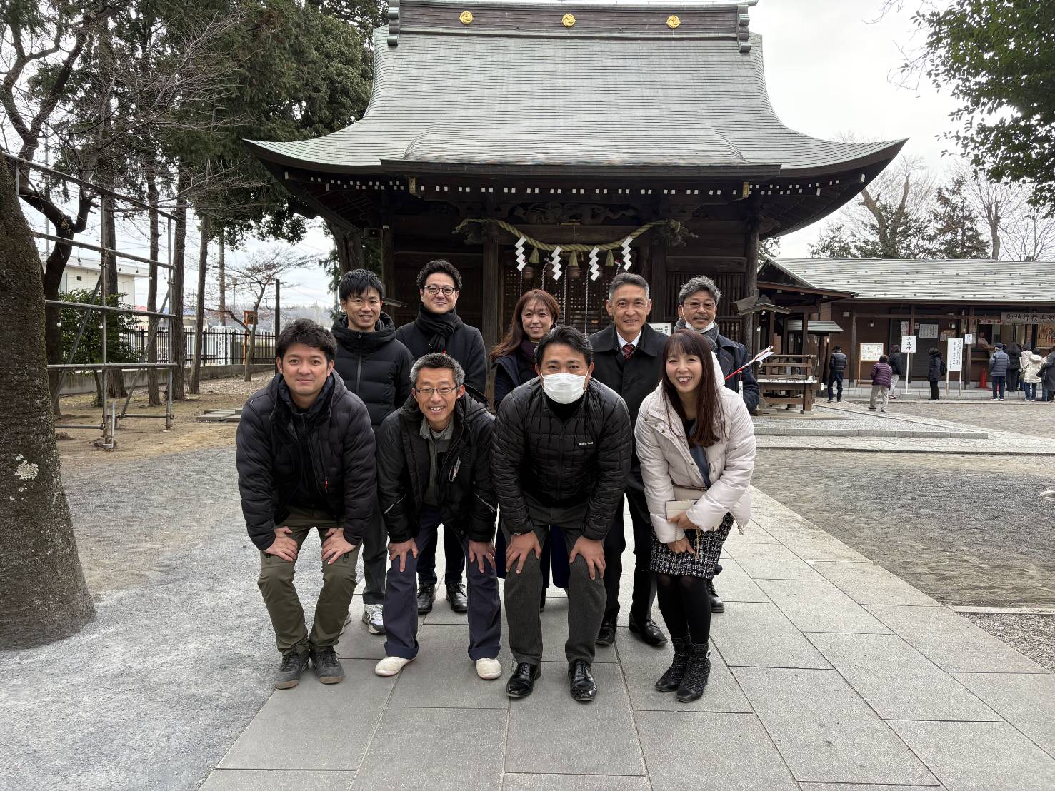 【お伊勢の森 神明社】参拝、仕事はじめ